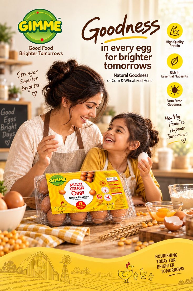 Gimme Multigrain campaign: mother and daughter baking