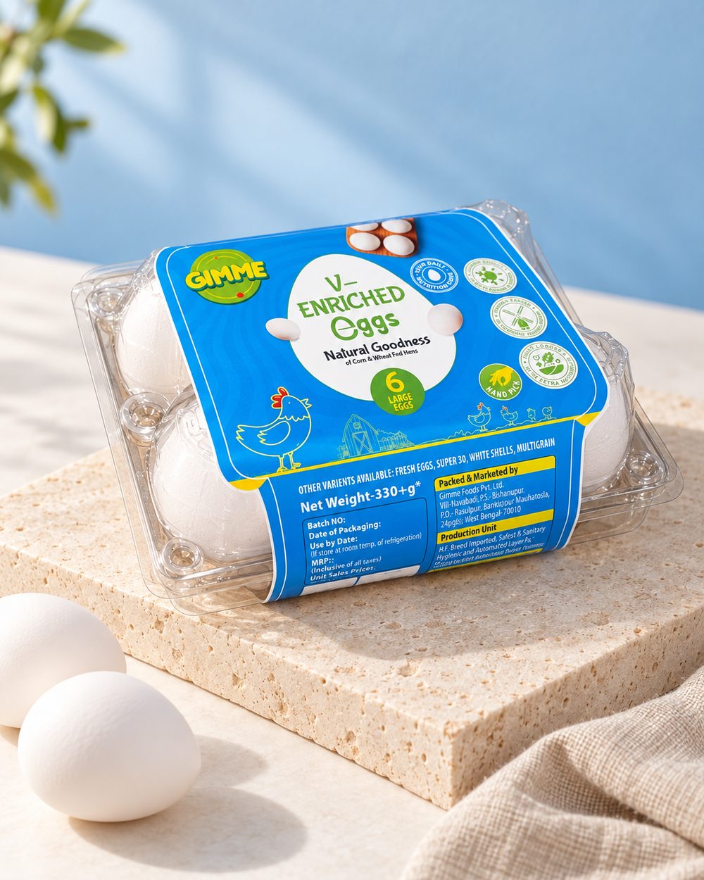 Gimme V-Enriched Eggs pack of 6